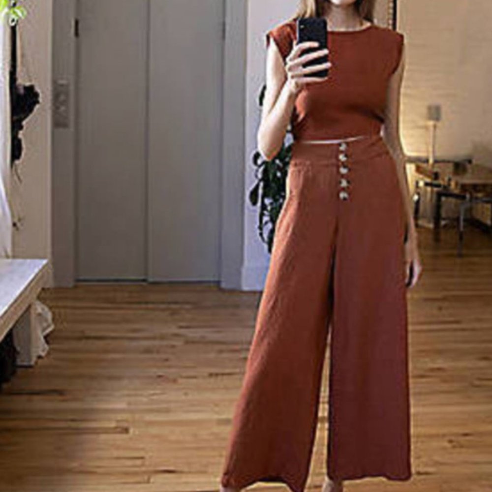 Lou and grey 100% linen pants